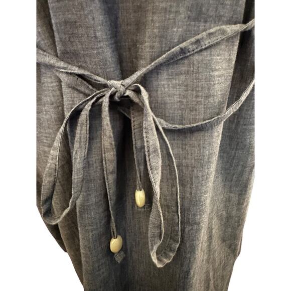 Mud Pie Sleeveless Dress Tunic with Crochet Details, Size Medium - Picture 3 of 4